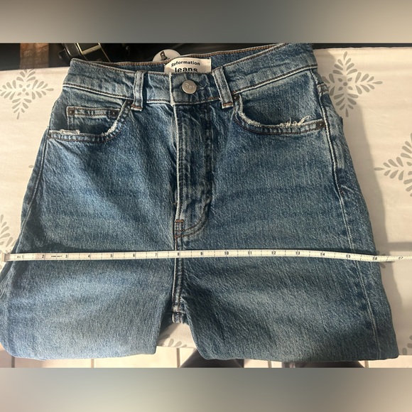 Reformation Palermo Destroyed Jeans Size 24 - Picture 7 of 10